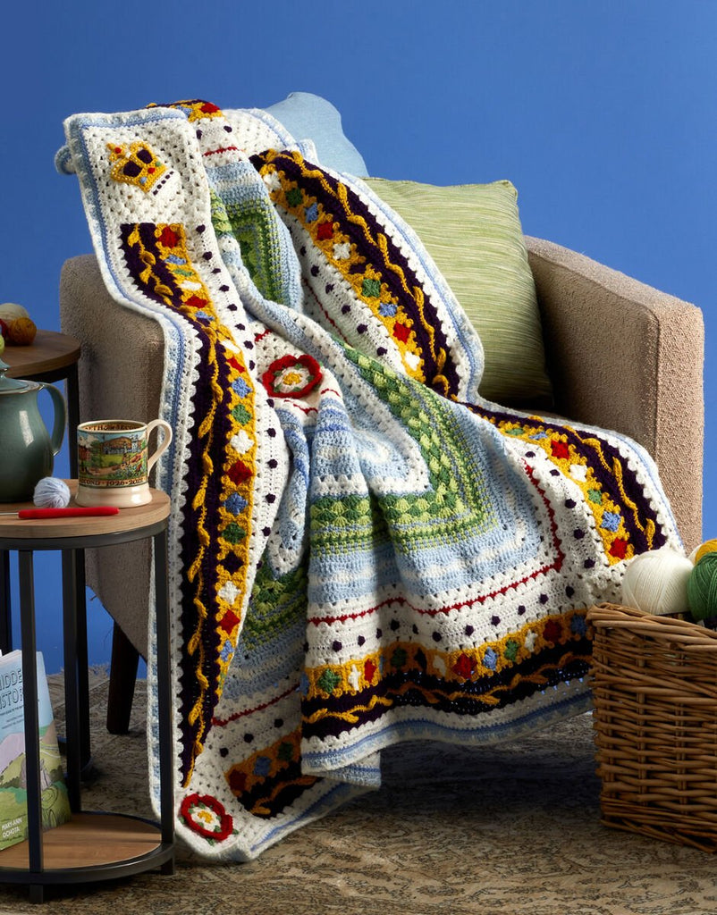Sirdar Coronation Keepsake Blanket Crochet Along Bundle -Original Colorway | Kits at Michigan Fine Yarns