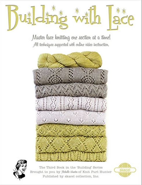 Skacel Building With Lace Pattern Book -841286106457 | Knitting Book at Michigan Fine Yarns