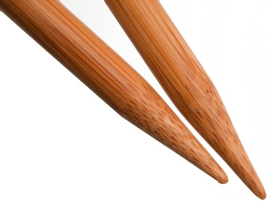 ChiaoGoo Bamboo 7" Single Point Needles-Patina at Michigan Fine Yarns