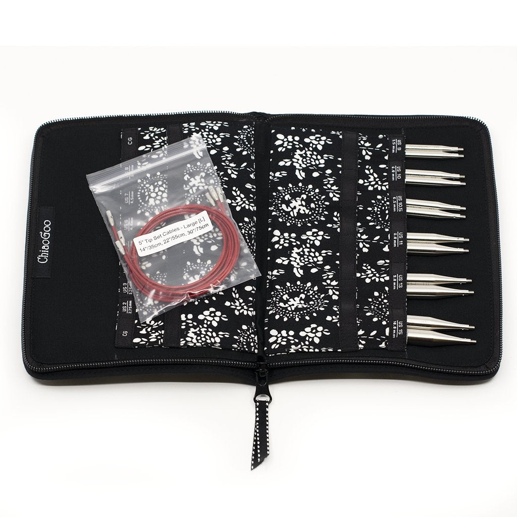 ChiaoGoo ChiaoGoo TWIST Red Lace Interchangeable 5" (13cm) Tip Sets -812208028409 | Knitting Needles at Michigan Fine Yarns