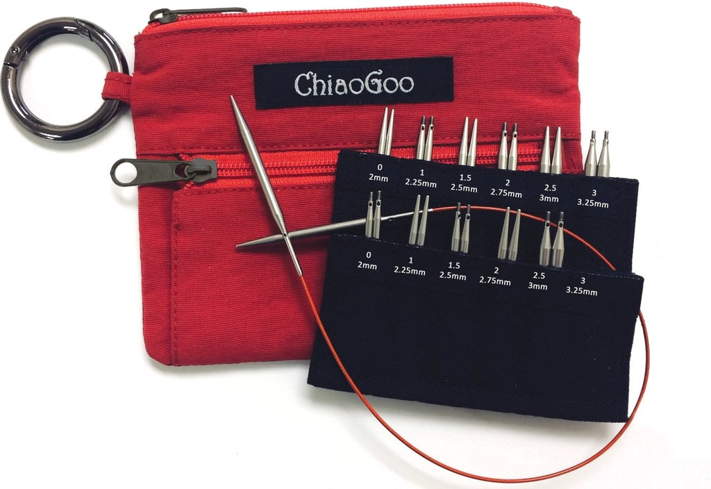 ChiaoGoo ChiaoGoo TWIST Red Shorties Set -812208029468 | Knitting Needles at Michigan Fine Yarns