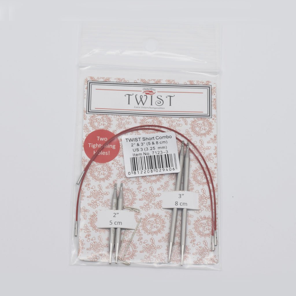 ChiaoGoo ChiaoGoo Twist Short Combo 2" & 3" -812208029406 | Knitting Needles at Michigan Fine Yarns