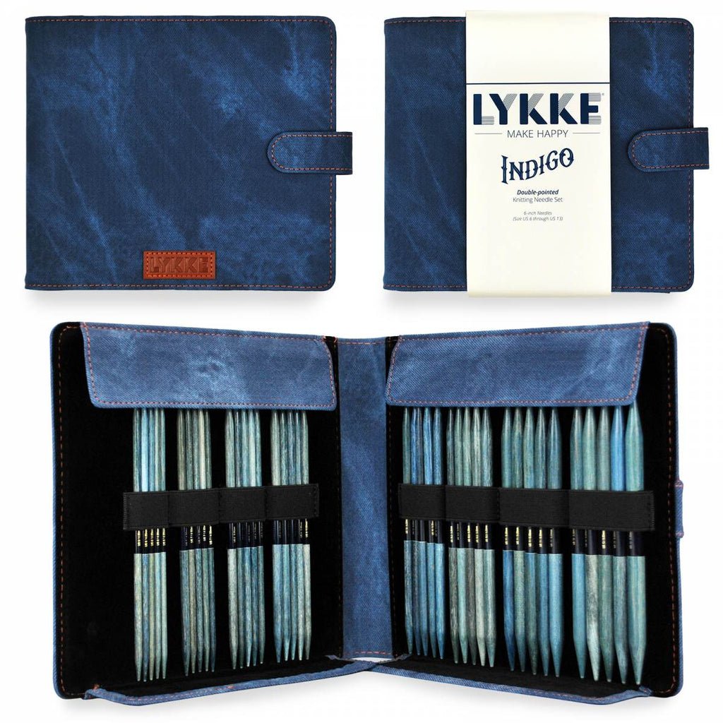 LYKKE Indigo 6" Double Pointed Needle Set -Small 37397546 | Knitting Needles at Michigan Fine Yarns