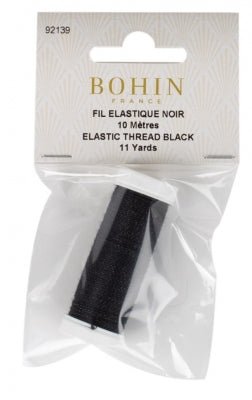 Michigan Fine Yarns Elastic Thread -Black 3073640921391 | at Michigan Fine Yarns