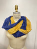 Michigan Fine Yarns Store Sample Sale: Adult Garments (Continued) -Bamboo Bloom Maize and Blue Cowl 84661034 | at Michigan Fine Yarns