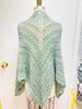 Michigan Fine Yarns Store Sample Sale: Adult Garments (Continued) -Marble Chunky light teal shawl 85185322 | at Michigan Fine Yarns