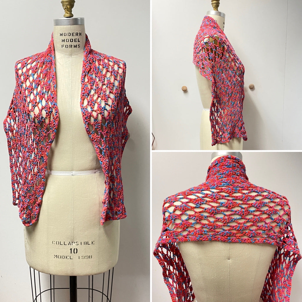 Michigan Fine Yarns Store Sample Sale: Adult Neckwear -Mikado Crochet Wrap 55252522 | at Michigan Fine Yarns