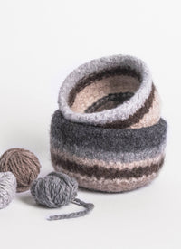 Blue Sky Fibers Fairmont Felted Bowls -25400874 | Patterns at Michigan Fine Yarns