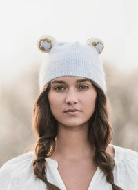 Blue Sky Fibers Two Pom Hat - 87307562 | Patterns at Michigan Fine Yarns