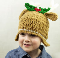 Cascade Anthem Reindeer Beanie at Michigan Fine Yarns