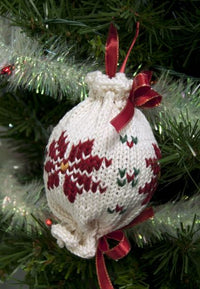 Cascade Ultra Pima Poinsettia Ornament - 74187306 | Patterns at Michigan Fine Yarns