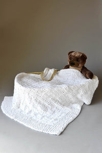 Universal Yarns Crosshatch Baby Blanket -17993002 | Patterns at Michigan Fine Yarns