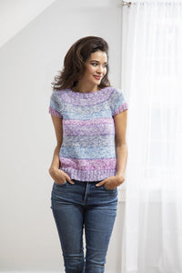 Universal Yarns Fresh Berries Tee - 04347434 | Patterns at Michigan Fine Yarns