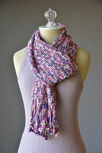 Universal Yarns Fun Fringe Scarf - 56749610 | Patterns at Michigan Fine Yarns