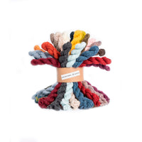 Knitting art yarn bundle, 1.5 lbs, fiber pack, weaving yarns, bulk pur –