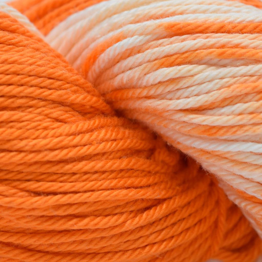 Cascade Yarns Noble Cotton Tie-Dyed -704 - Orange 886904072110 | Yarn at Michigan Fine Yarns
