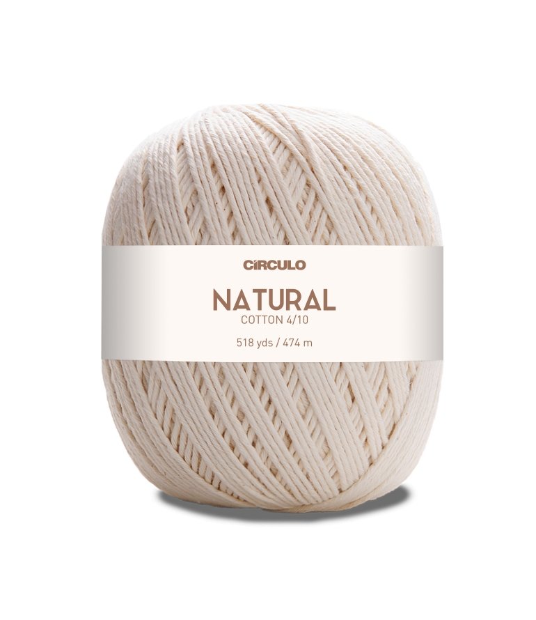 Circulo Yarns Natural Cotton -4/10 - Chunky 7891113455046 | Yarn at Michigan Fine Yarns