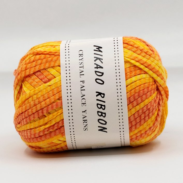Crystal Palace Mikado Ribbon Multi -Orange Crush #9238 51807274 | Yarn at Michigan Fine Yarns