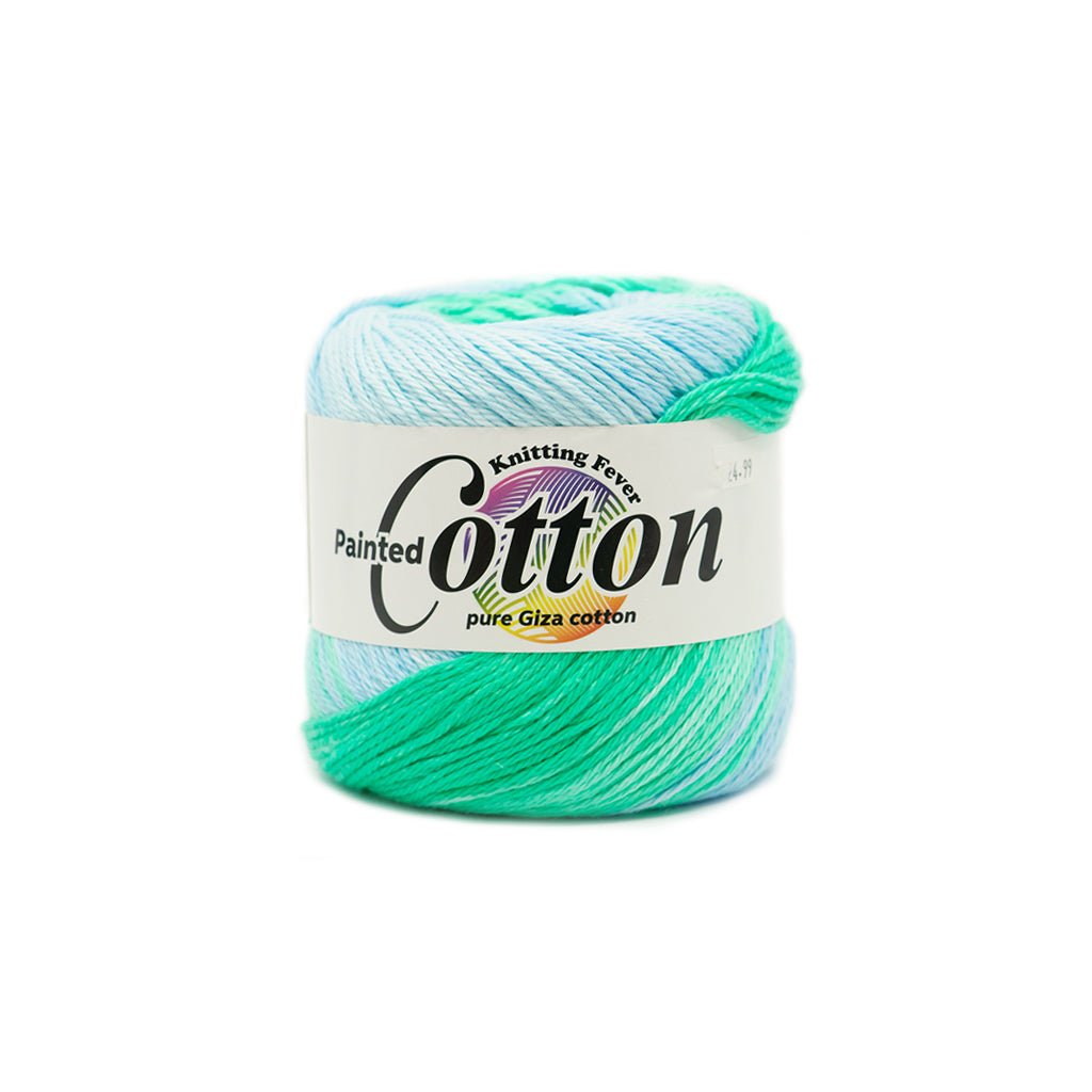Knitting Fever Painted Cotton -1 - Kokomo Blues 841275130098 | Yarn at Michigan Fine Yarns